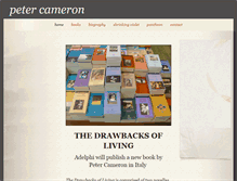 Tablet Screenshot of peter-cameron.com